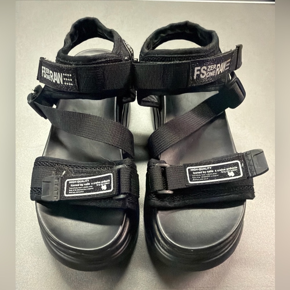 Women Ventura Black Sandals‎ Size 7/38 Great Condition